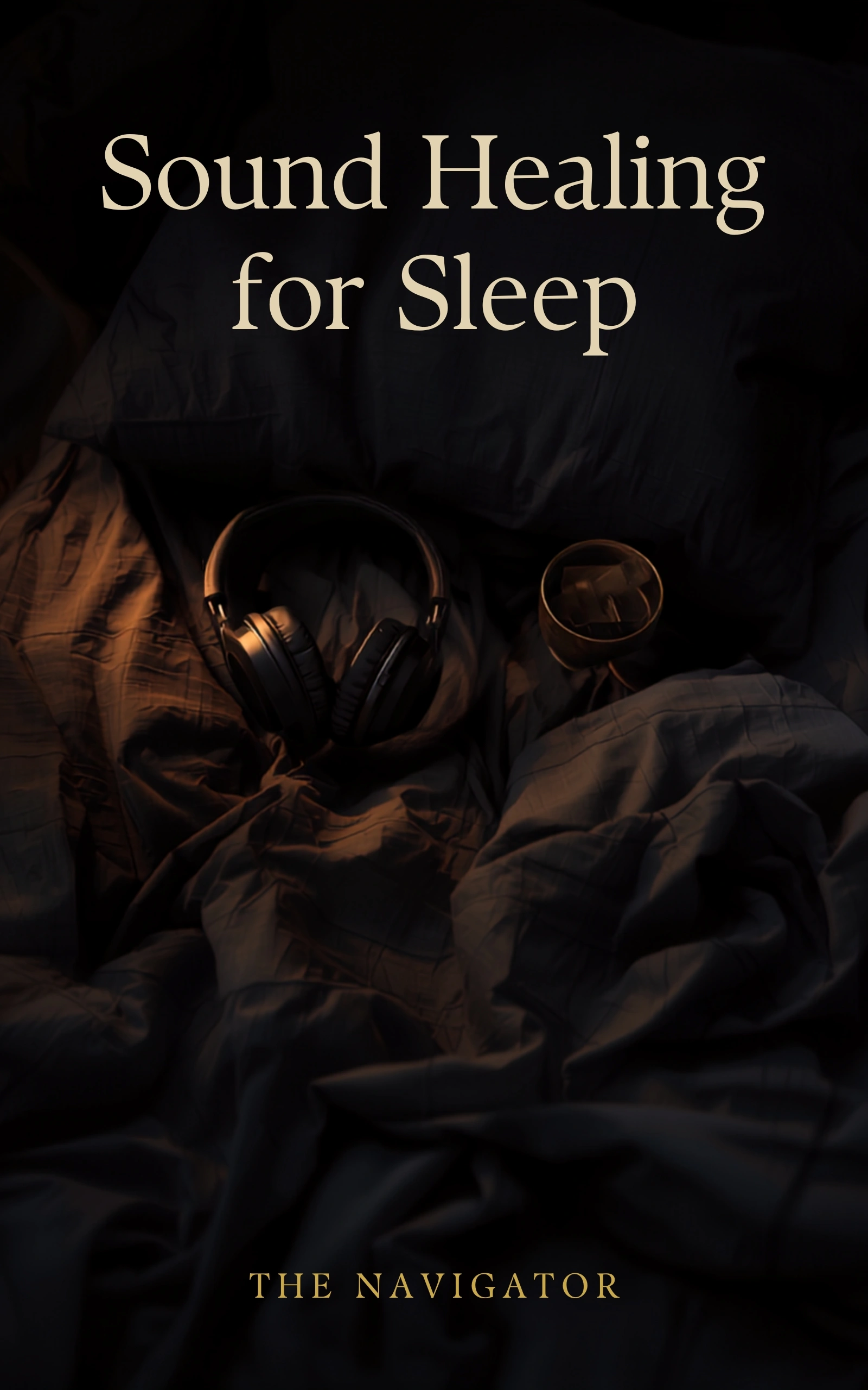 Sound Healing for Sleep: A 14-Day Acoustic Protocol for Sleep Architecture Restoration, Kindle book cover by The Navigator